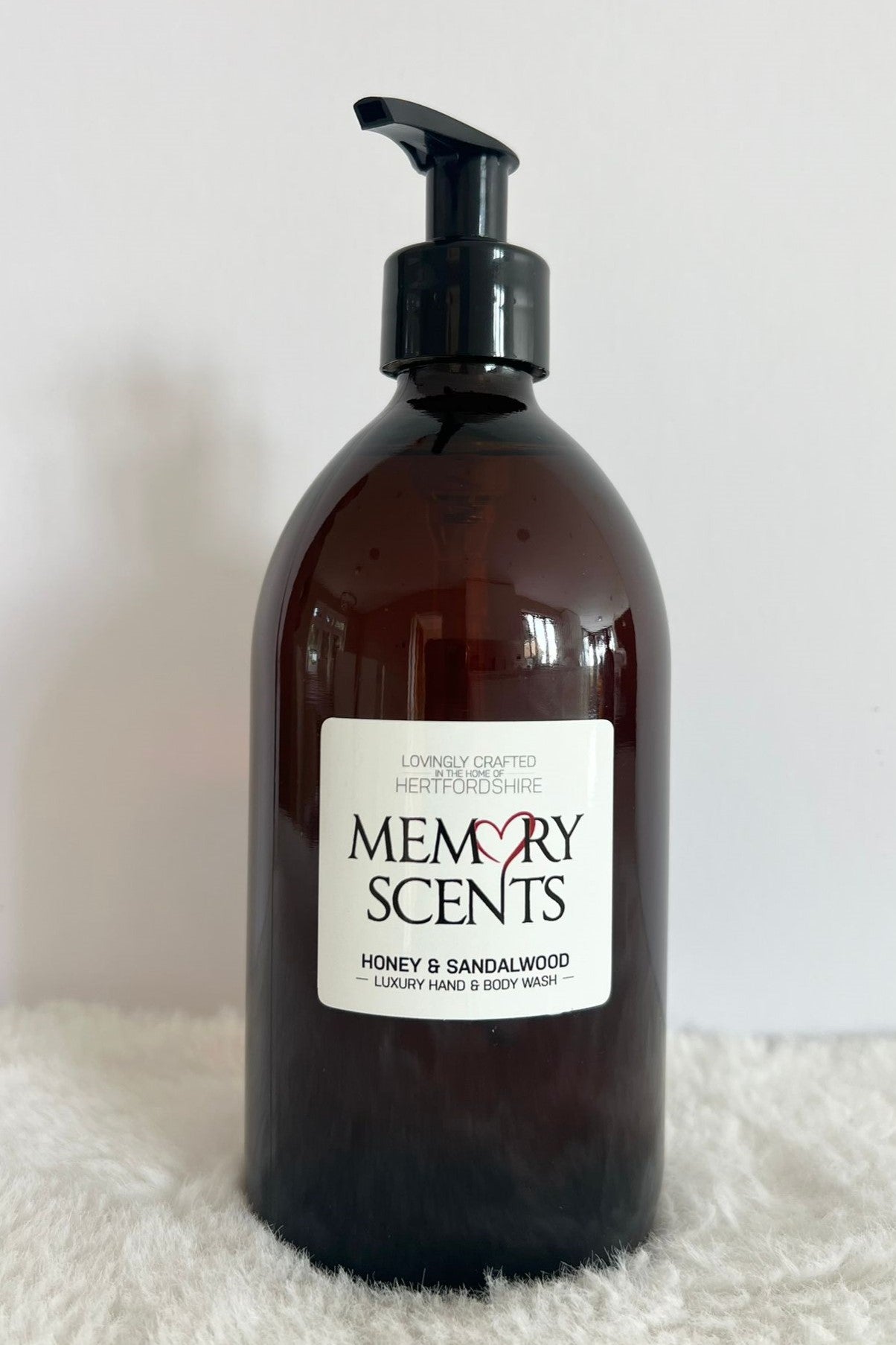 HONEY & SANDALWOOD LUXURY HAND & BODY WASH 500ML