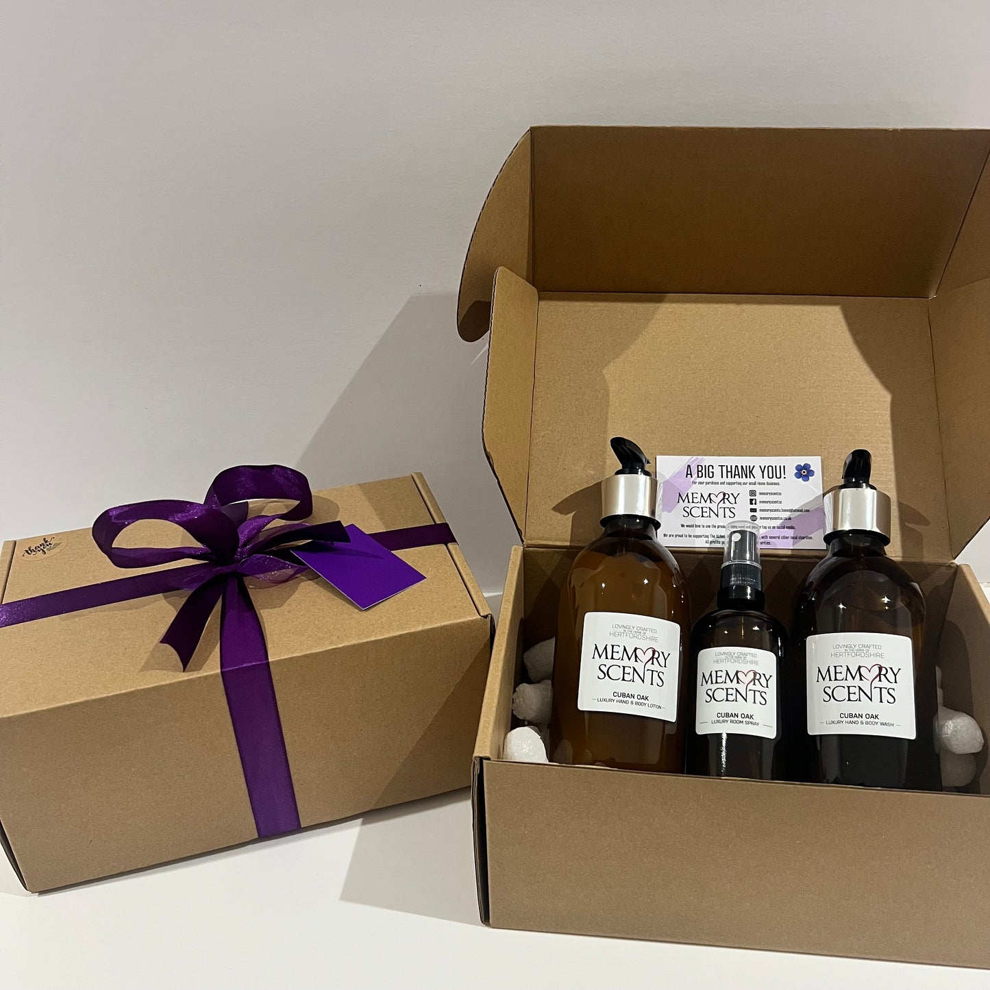GIFT BOX- LUXURY CUBAN OAK 300ML WASH, LOTION AND 100ML ROOM COLOGNE