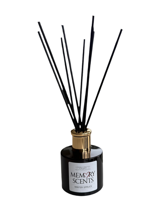 WINTER SPRUCE DIFFUSER (AMBER GLASS)