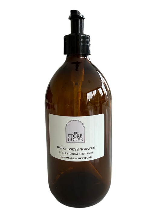 DARK HONEY & TOBACCO LUXURY HAND & BODY WASH 500ML