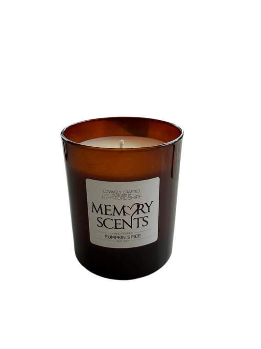 PUMPKIN SPICE CANDLE 30CL (AMBER GLASS)