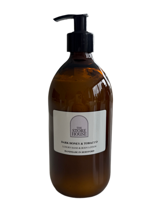 DARK HONEY & TOBACCO LUXURY HAND & BODY LOTION 500ML