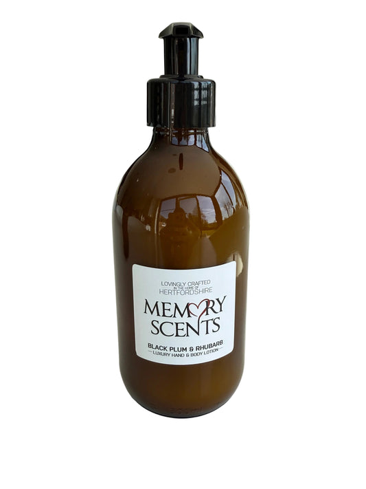 BLACK PLUM AND RHUBARB LUXURY HAND & BODY LOTION 300ML