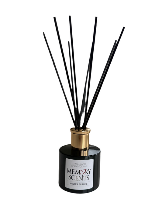 WINTER SPRUCE DIFFUSER (EMERALD GLASS)