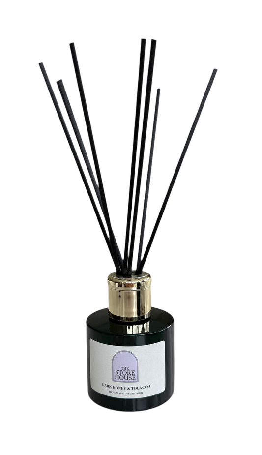 DARK HONEY & TOBACCO (EMERALD GREEN GLASS) DIFFUSER 100ML