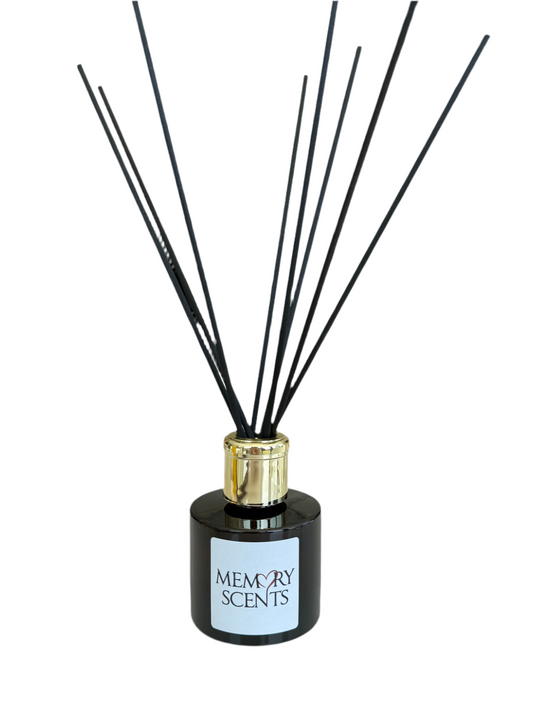 BLUEBERRY AND VANILLA AMBER GLASS DIFFUSER 100ML