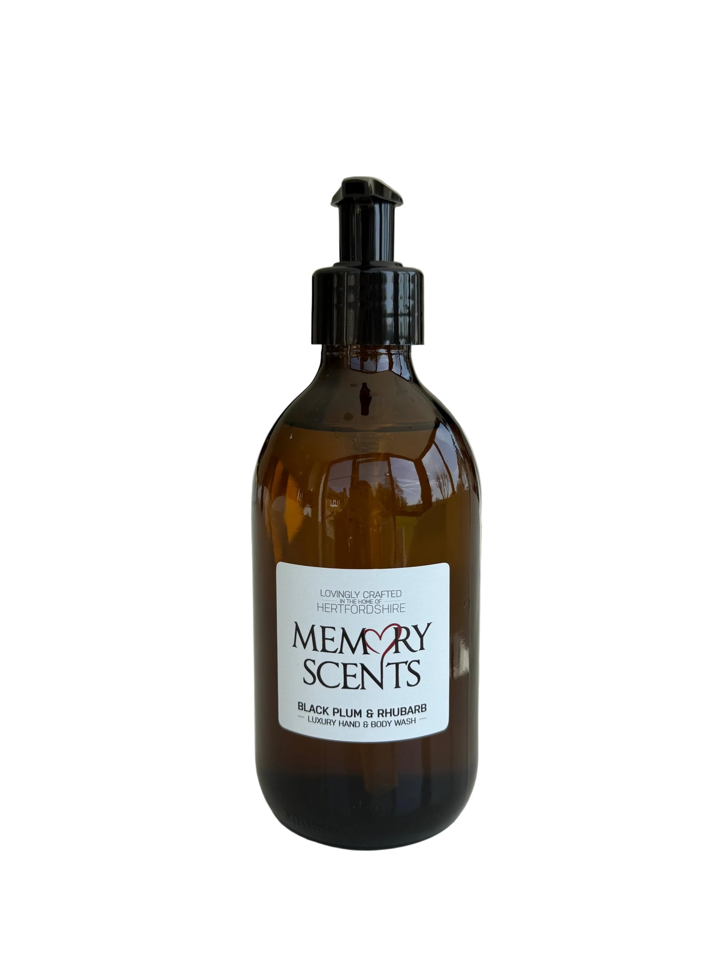 BLACK PLUM AND RHUBARB LUXURY HAND & BODY WASH 300ML